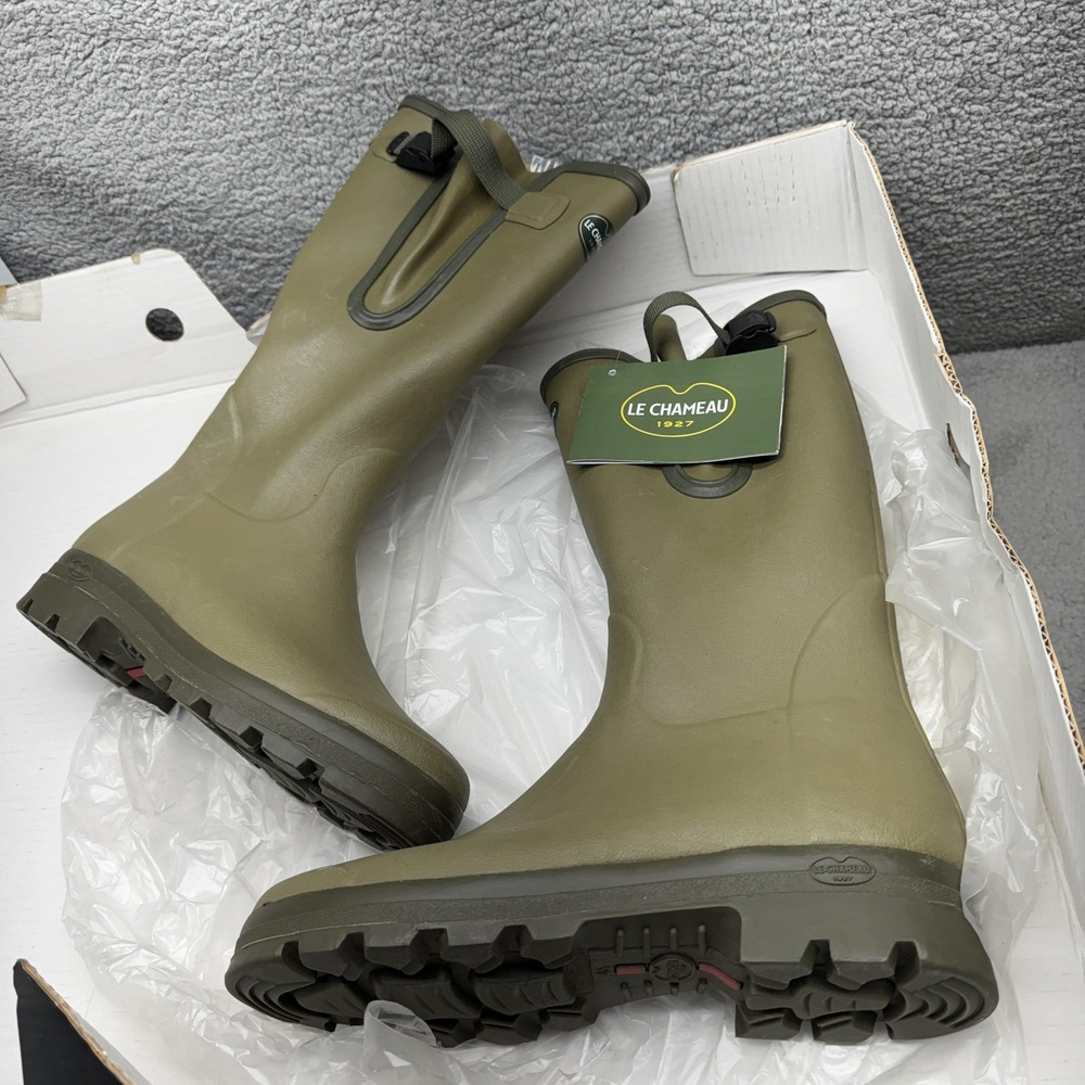 Le Chameau Vierzon M Boots Mens 11.5 Rubber Waterproof Rain Wellington Wellies